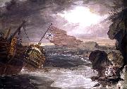 George Carter Oil painting of the East Indiaman Spain oil painting artist